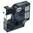 Dymo 45013, D1 helyettesítő címkeszalag (Fehér alapon Fekete) - Utángyártott