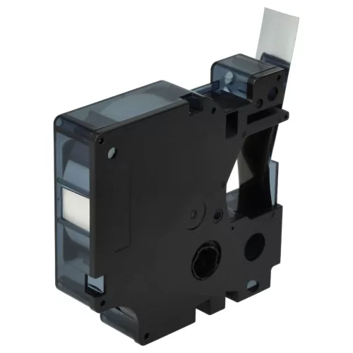 Dymo 45022, D1 helyettesítő címkeszalag (Ezüst alapon Fekete) - Utángyártott
