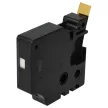 Dymo 45023, D1 helyettesítő címkeszalag (Arany alapon Fekete) - Utángyártott
