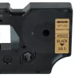 Dymo 45023, D1 helyettesítő címkeszalag (Arany alapon Fekete) - Utángyártott