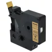 Dymo 45023, D1 helyettesítő címkeszalag (Arany alapon Fekete) - Utángyártott