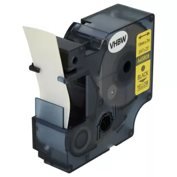   Dymo 45808, D1 helyettesítő címkeszalag (Sárga alapon Fekete) - Utángyártott
