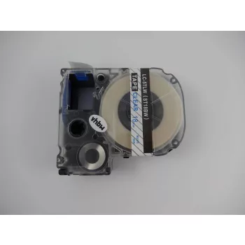   KingJim ST18BW helyettesítő címkeszalag (Átlátszó alapon Kék) - Utángyártott