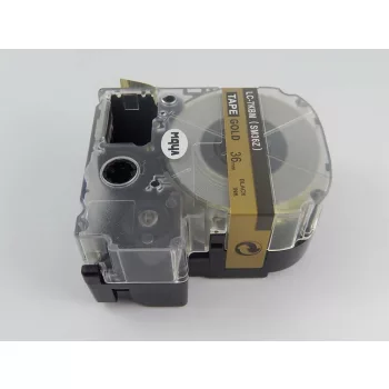   KingJim SM36Z helyettesítő címkeszalag (Arany alapon Fekete) - Utángyártott