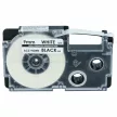 Casio XR-9GWE helyettesítő címkeszalag (Fehér alapon Fekete) - Utángyártott