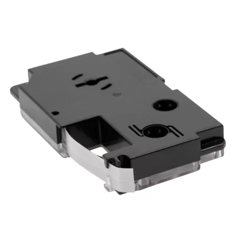 Casio XR-9GX helyettesítő címkeszalag (Átlátszó alapon Fekete) - Utángyártott