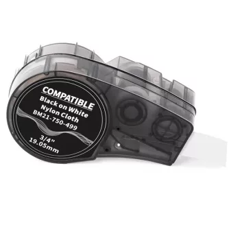   Brady BM21-750-499 helyettesítő címkeszalag (Fehér alapon Fekete) - Utángyártott