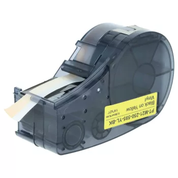   Brady M21-250-595-YL helyettesítő címkeszalag (Sárga alapon Fekete) - Utángyártott