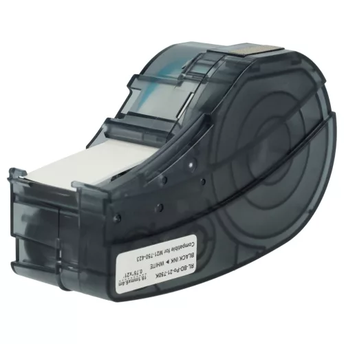 Brady M21-750-423 helyettesítő címkeszalag (Fehér alapon Fekete) - Utángyártott