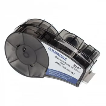   Brady M21-750-595-WT helyettesítő címkeszalag (Fehér alapon Fekete) - Utángyártott