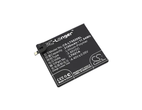 LeTV LTH21A helyettesítő mobiltelefon akkumulátor (Li-Polymer, 3.85V, 3100mAh / 11.94Wh) - Utángyártott