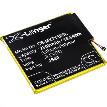   Motorola JS40 helyettesítő mobiltelefon akkumulátor (Li-Polymer, 3.8V, 2800mAh / 10.64Wh) - Utángyártott