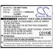 Nokia HE365 helyettesítő mobiltelefon akkumulátor (Li-Ion, 3.85V, 2400mAh / 9.24Wh) - Utángyártott