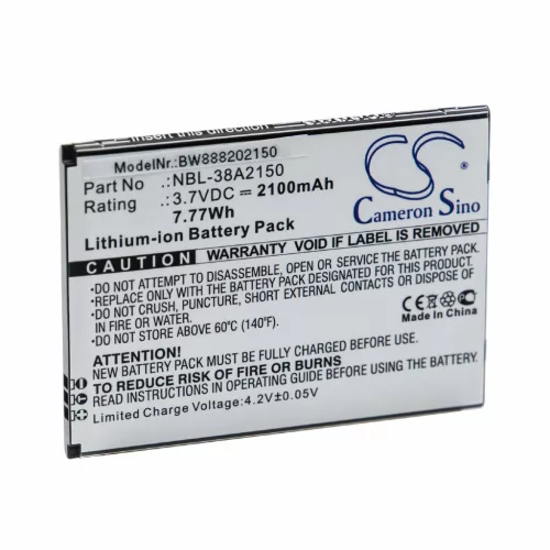 Neffos / TP-Link NBL-38A2150 helyettesítő mobiltelefon akkumulátor (Li-Ion, 3.7V, 2100mAh / 7.77Wh) - Utángyártott