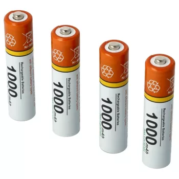   Samsung Gigaset S850HX készülékhez 4 db vezeték nélküli telefon akkumulátor (NiMh, 1.2V, 1000mAh / 1.2Wh) - Utángyártott