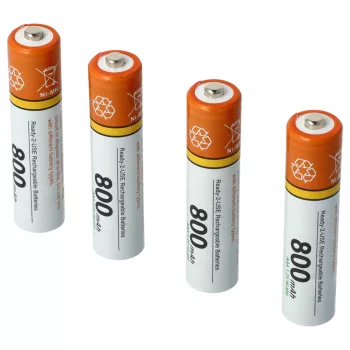   Siemens Gigaset S850HX készülékhez 4 db vezeték nélküli telefon akkumulátor (NiMh, 1.2V, 800mAh / 0.96Wh) - Utángyártott