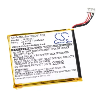   VTech SP605062 helyettesítő tablet akkumulátor (Li-Polymer, 3.8V, 2500mAh / 9.5Wh) - Utángyártott