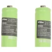 Hagenuk Classico készülékhez 2 db vezeték nélküli telefon akkumulátor (NiMh, 1.2V, 400mAh / 0.48Wh) - Utángyártott