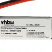 Lishi Toys L6052, L6052W készülékekhez drón akkumulátor (Li-Ion, 3.7V, 500mAh / 1.85Wh) - Utángyártott