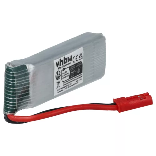UDI U818A Quadrocopter készülékhez drón akkumulátor (Li-Ion, 3.7V, 500mAh / 1.85Wh) - Utángyártott