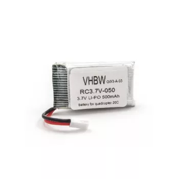   Quadcopter 20C készülékhez drón akkumulátor (Li-Ion, 3.7V, 500mAh / 1.85Wh) - Utángyártott