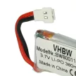 Carrera 370410144 helyettesítő drón akkumulátor (Li-Polymer, 3.7V, 380mAh / 1.41Wh) - Utángyártott