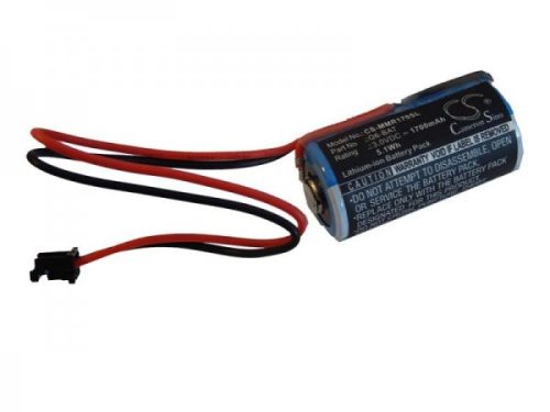 Mitsubishi Q6-BAT helyettesítő ipari távirányító akkumulátor (Li-MnO2, 3V, 1700mAh / 5.1Wh) - Utángyártott