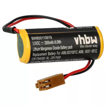   GE Fanuc LX98L-0031-0012 helyettesítő ipari távirányító akkumulátor (Li-Ion, 3V, 2000mAh / 6Wh) - Utángyártott