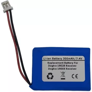   Dogtra BP74RS helyettesítő kutyakiképző nyakörv akkumulátor (Li-Polymer, 7.4V, 300mAh / 2.22Wh) - Utángyártott