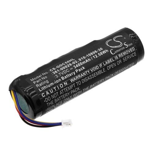 Garmin 361-00029-02 helyettesítő kutyakiképző nyakörv akkumulátor (Li-Ion, 3.7V, 3400mAh / 12.58Wh) - Utángyártott