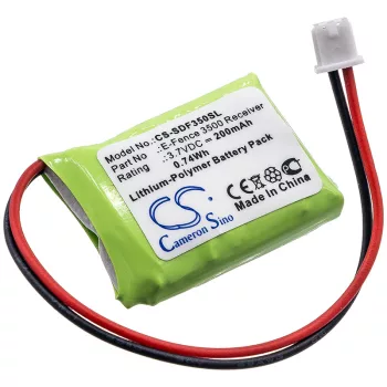   Dogtra YS-300 Bark Collar készülékhez kutyakiképző nyakörv akkumulátor (Li-Polymer, 3.7V, 200mAh / 0.74Wh) - Utángyártott