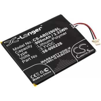   Amazon 58-000226 helyettesítő E-Book olvasó akkumulátor (Li-Polymer, 3.7V, 900mAh / 3.33Wh) - Utángyártott