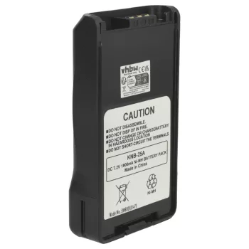   Kenwood KNB-68LC helyettesítő adóvevő akkumulátor (NiMh, 7.2V, 1800mAh / 12.96Wh) - Utángyártott