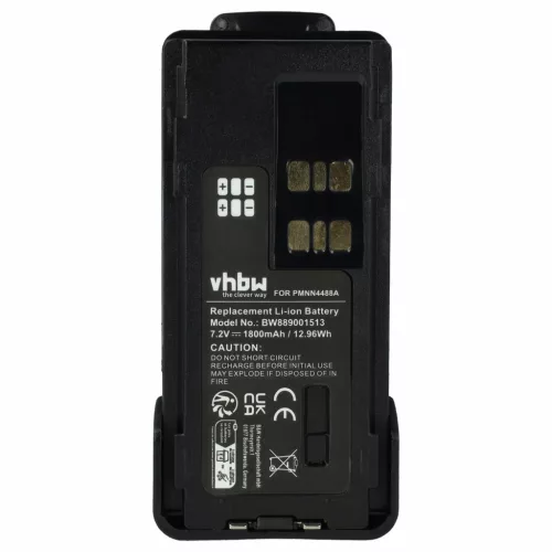 Motorola PMNN4491AR helyettesítő adóvevő akkumulátor (Li-Ion, 7.4V, 1800mAh / 13.32Wh) - Utángyártott