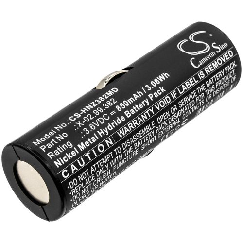 Heine X-02.99.382 helyettesítő akkumulátor (NiMh, 3.6V, 850mAh / 3.06Wh) - Utángyártott