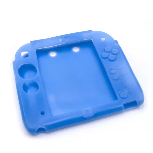 Nintendo 2DS készülékhez Kék szilikon tok - Utángyártott