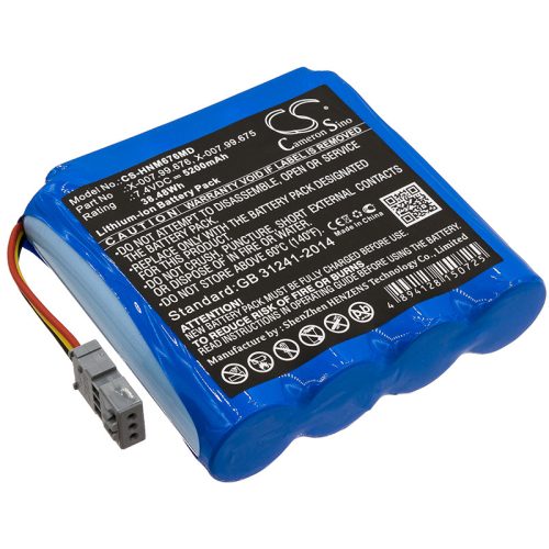 Heine X-007.99.676 helyettesítő akkumulátor (Li-Ion, 7.4V, 5200mAh / 38.48Wh) - Utángyártott