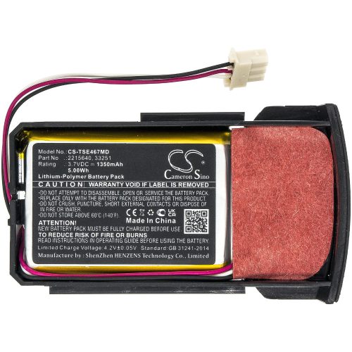 Thermo Scientific 33251 helyettesítő akkumulátor (Li-Polymer, 3.7V, 1350mAh / 5Wh) - Utángyártott