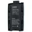 Parrot 1416366 helyettesítő drón akkumulátor (Li-Polymer, 11.1V, 3100mAh / 34.41Wh) - Utángyártott