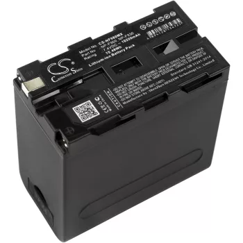   Sony XL-B3 helyettesítő fényképezőgép akkumulátor (Li-Ion, 7.4V, 10200mAh / 75.48Wh) - Utángyártott