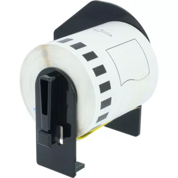 15.24m x 62mm méretű prémium címke tekercsen tartóval