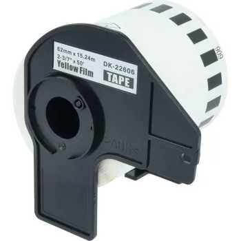 15.24m x 62mm méretű prémium címke tekercsen tartóval