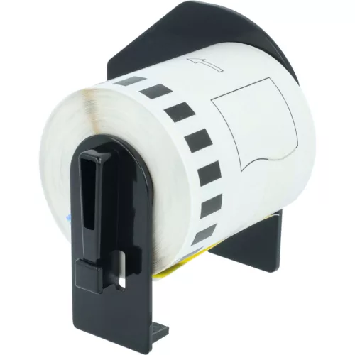 15.24m x 62mm méretű prémium címke tekercsen tartóval