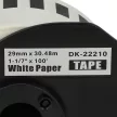 30.48m x 29mm méretű címke tekercsen tartóval