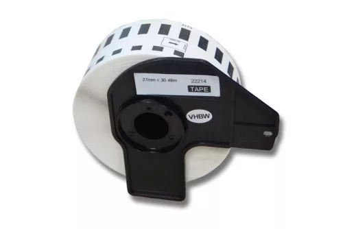 30.48m x 27mm méretű címke tekercsen tartóval