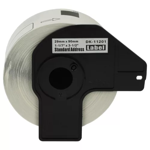 400db 29mm x 90mm méretű prémium címke tekercsen tartóval