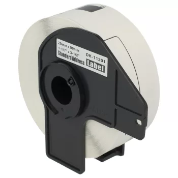 400db 29mm x 90mm méretű címke tekercsen tartóval