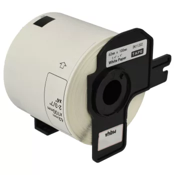 300db 62mm x 100mm méretű címke tekercsen tartóval
