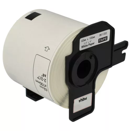300db 62mm x 100mm méretű címke tekercsen tartóval