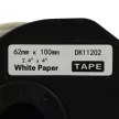 300db 62mm x 100mm méretű címke tekercsen tartóval